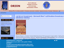 Tablet Screenshot of orion.pta.edu.pl